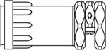 Plastic Waterproof Gland Seal Endbell