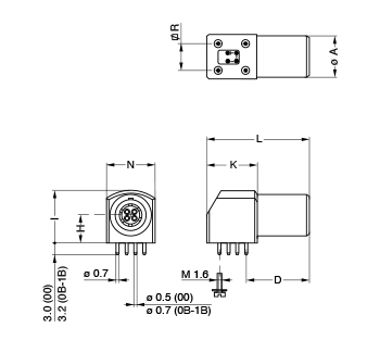 Elbow Socket EPG 2 line drawing