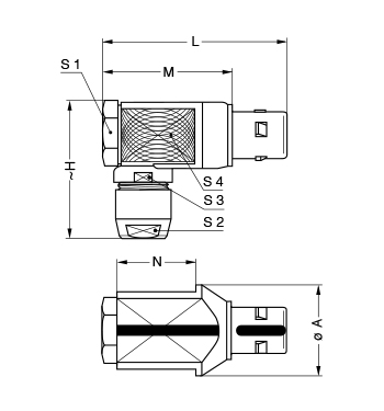 Metal Shell FKG line drawing