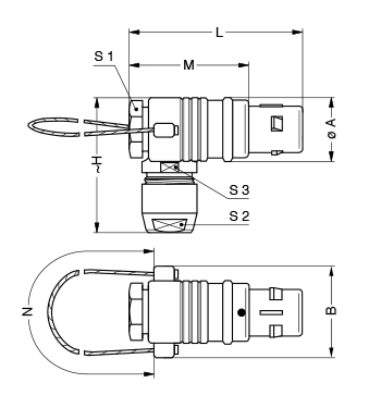 Metal Shell FMG line drawing