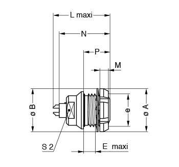 Metal Shell EFG line drawing