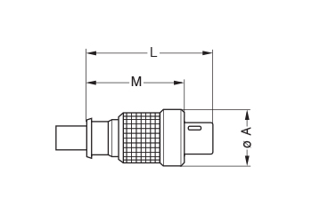Threaded Latching FVB line drawings