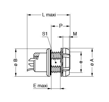 Water Tight HMG line drawing
