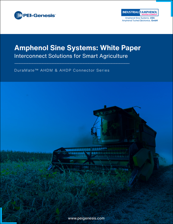 Amphenol Sine Systems Interconnect Solutions for Smart Agriculture White Paper