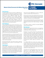PEI-Genesis Mission Critical Connectors for Military Operations Case Study