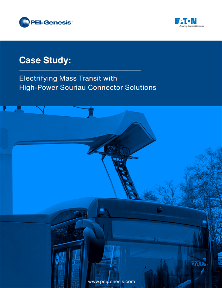 Electrifying Mass Transit with High-Power Souriau Connector Solutions