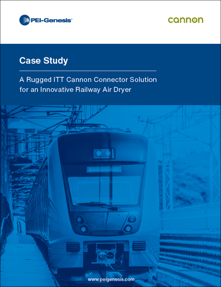 A Rugged ITT Cannon Connector Solution for an Innovative Railway Air Dryer