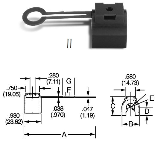 Connector Mounting Clip (Sure-Seal® Only) Type 2