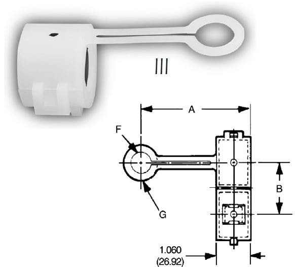 Connector Mounting Clip (Sure-Seal® Only) Type 3