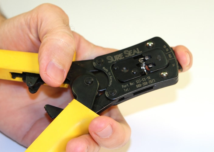 Hand Crimp Tool Operation Step 4