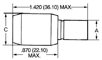 2-4 Circuit Receptacle Dimensions
