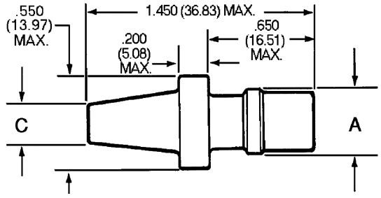 1 Circuit Plug Dimensions