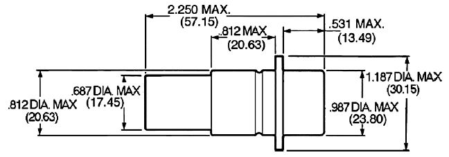 Power Sure-Seal® Plug Dimensions