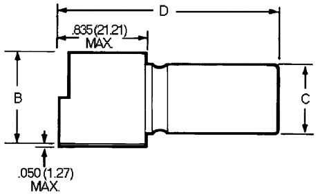 5-10 Circuit Receptacle Dimensions