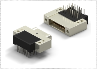 Ulti-Mate Nanominiature Right Angle Thru-Hole PCB Connector