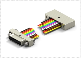 Ulti-Mate Wired Nanominiature Dual-Row Double-Ended Connector