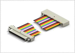 Ulti-Mate Wired Nanominiature Single-Row Double-Ended Connector