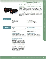 ITT Cannon CLC Series ITT Cannon CLC Series